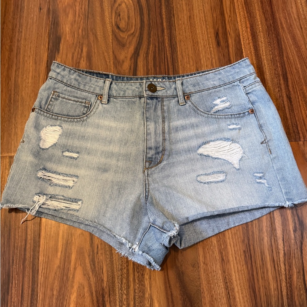 Stylish Light Blue Denim Shorts